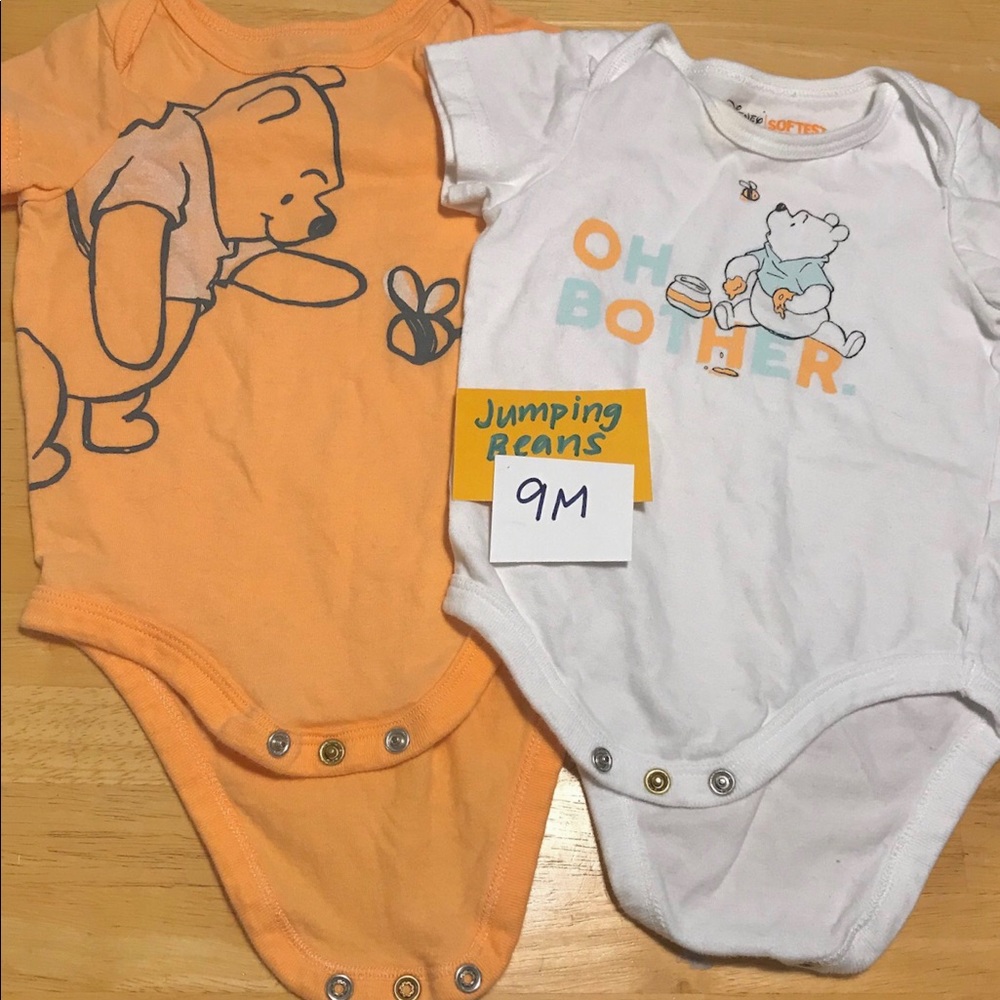 2 Winnie the Pooh bodysuit onsies